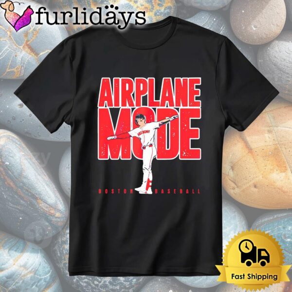 Roman Anthony Boston Baseball Airplane Mode Shirt