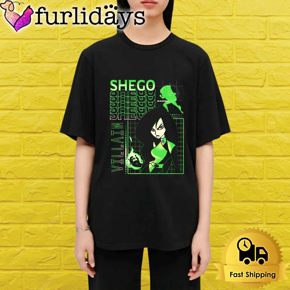 Shego Kim Possible Neon Villain Graphic Shirt Shego Kim Possible Neon Villain Graphic Shirt