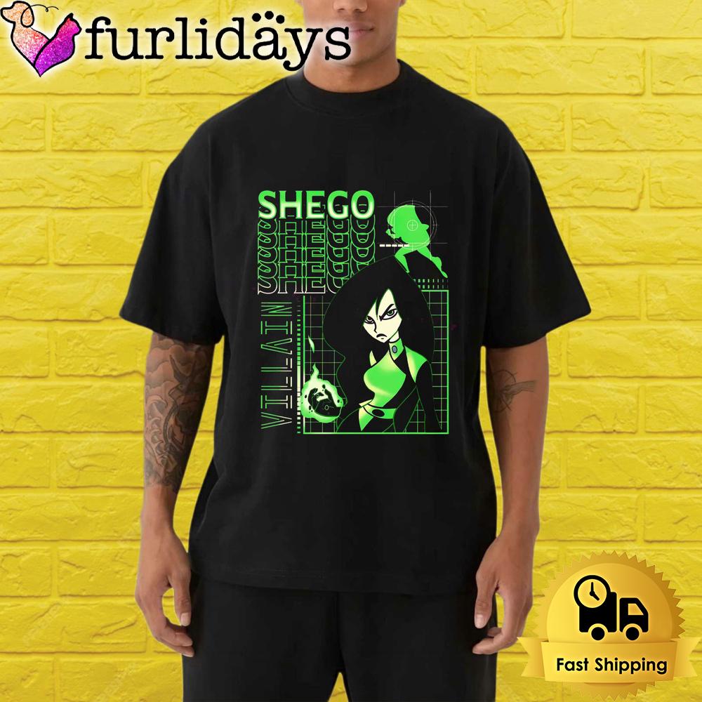 Shego Kim Possible Neon Villain Graphic Shirt Shego Kim Possible Neon Villain Graphic Shirt