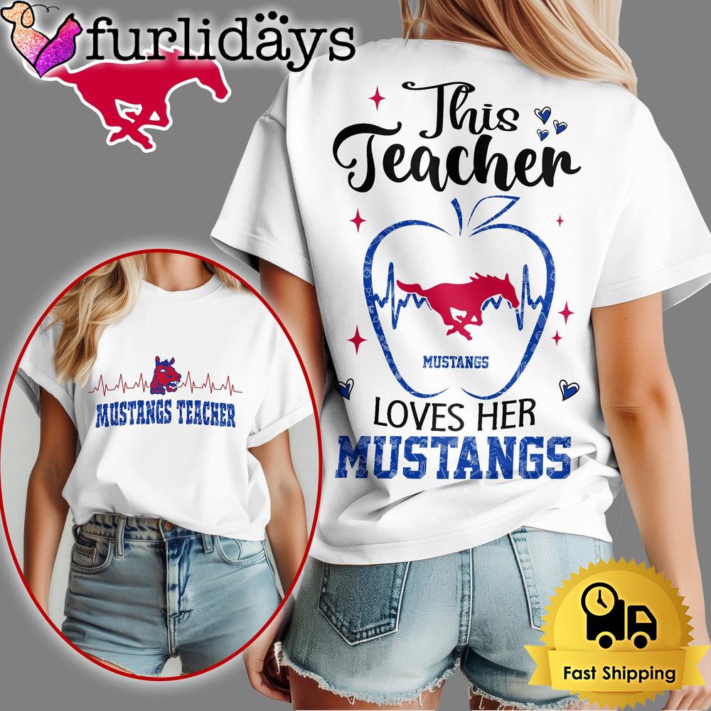 SMU Mustangs NCAA Teacher Appreciation Month Women's Shirt