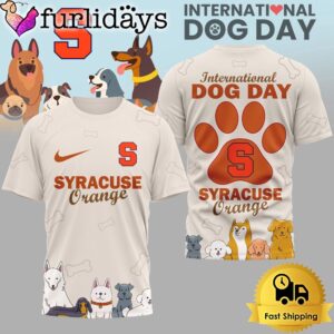 Syracuse Orange NCAA Happy International Dog Day 3D Shirt