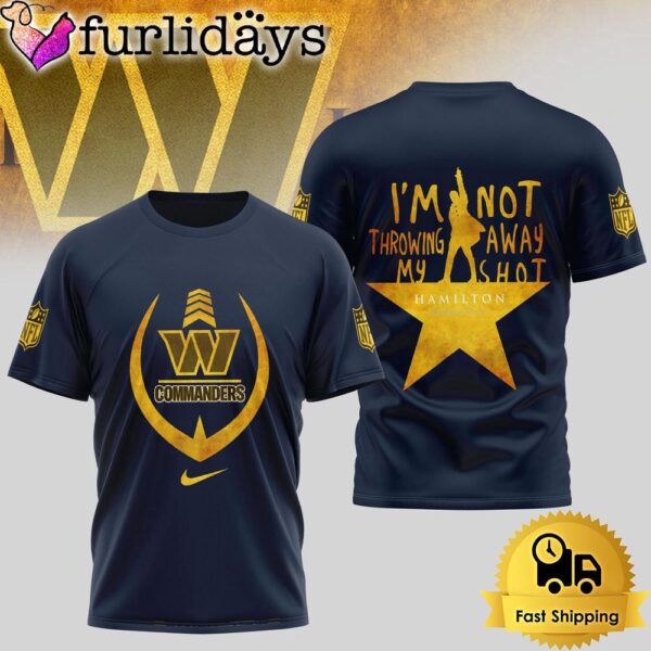 Washington Commanders Hamilton An American Musical T-Shirt