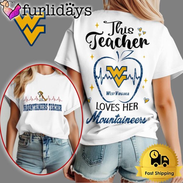 West Virginia Mountaineers NCAA Teacher Appreciation Month Women’s Shirt