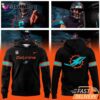 Alternate Rivalry Uniform In Black Miami Dolphins Wordmark Hoodie