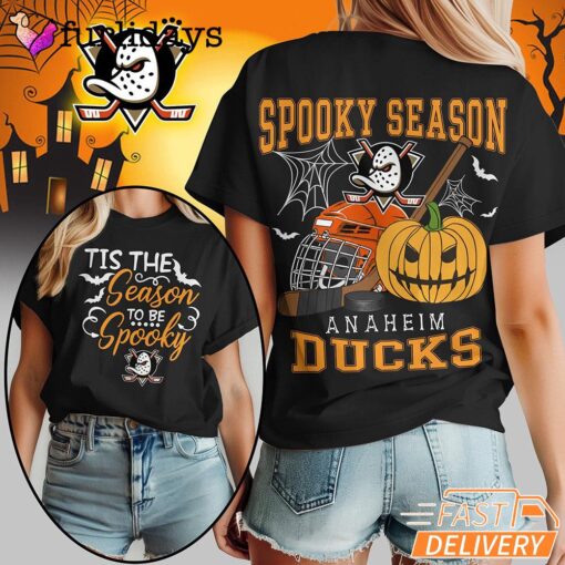 Anaheim Ducks NHL Spooky Season Halloween 3D Shirt