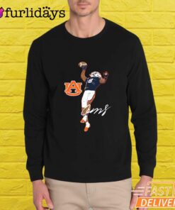 Auburn Football Cam Coleman Superstar Pose T-Shirt