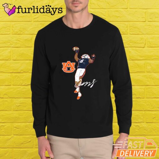 Auburn Football Cam Coleman Superstar Pose T-Shirt