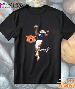 Auburn Football Cam Coleman Superstar Pose T-Shirt