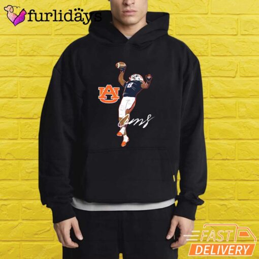Auburn Football Cam Coleman Superstar Pose T-Shirt