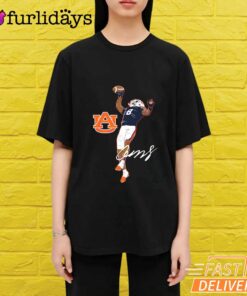 Auburn Football Cam Coleman Superstar Pose T-Shirt