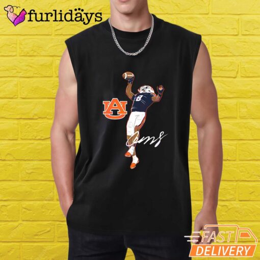 Auburn Football Cam Coleman Superstar Pose T-Shirt