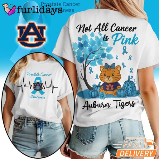 Auburn Tigers NCAA Prostate Cancer Awareness Shirt