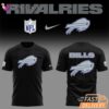 Bills Football Rivalries Teaser Logo Black T-Shirt