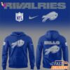 Bills Football Rivalries Teaser Logo Blue Hoodie