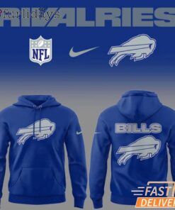 Bills Football Rivalries Teaser Logo Blue Hoodie