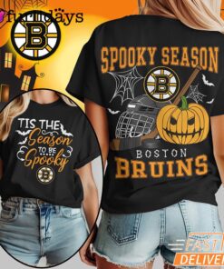 Boston Bruins NHL Spooky Season Halloween 3D Shirt