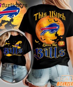 Buffalo Bills NFL Halloween Witch 3D Shirt