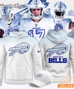 Buffalo Bills Rivalries 2025 White Hoodie