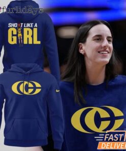 Caitlin Clark Shot Like A Girl Shirt, Indiana Fever WNBA Hoodie
