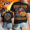 Carolina Hurricanes NHL Spooky Season Halloween 3D Shirt