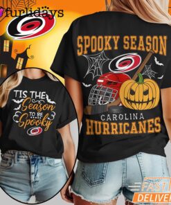 Carolina Hurricanes NHL Spooky Season Halloween 3D Shirt