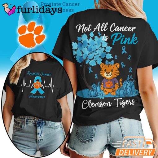 Clemson Tigers NCAA Prostate Cancer Awareness Shirt