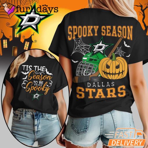 Dallas Stars NHL Spooky Season Halloween 3D Shirt