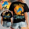 Detroit Lions NFL Halloween Witch 3D Shirt