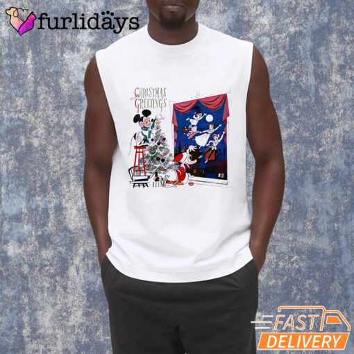 Disney Christmas Mickey Donald Duck Peter Pan T-Shirt