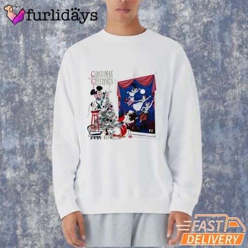 Disney Christmas Mickey Donald Duck Peter Pan T-Shirt