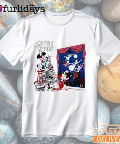 Disney Christmas Mickey Donald Duck Peter Pan T-Shirt