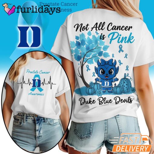 Duke Blue Devils NCAA Prostate Cancer Awareness Shirt