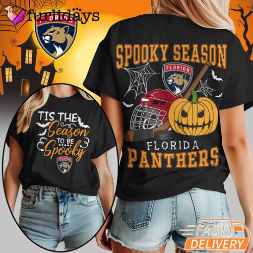 Florida Panthers NHL Spooky Season Halloween 3D Shirt