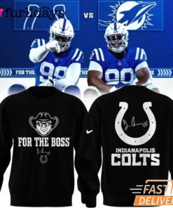 Indianapolis Colts For the Boss Black Sweatshirt