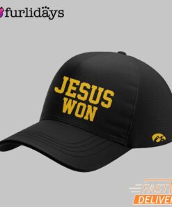 Iowa Hawkeyes Football Take Heart For I Have Overcome The World Cap