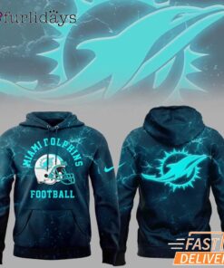 Limited Edition Miami Dolphins Football Special Logo Hoodie