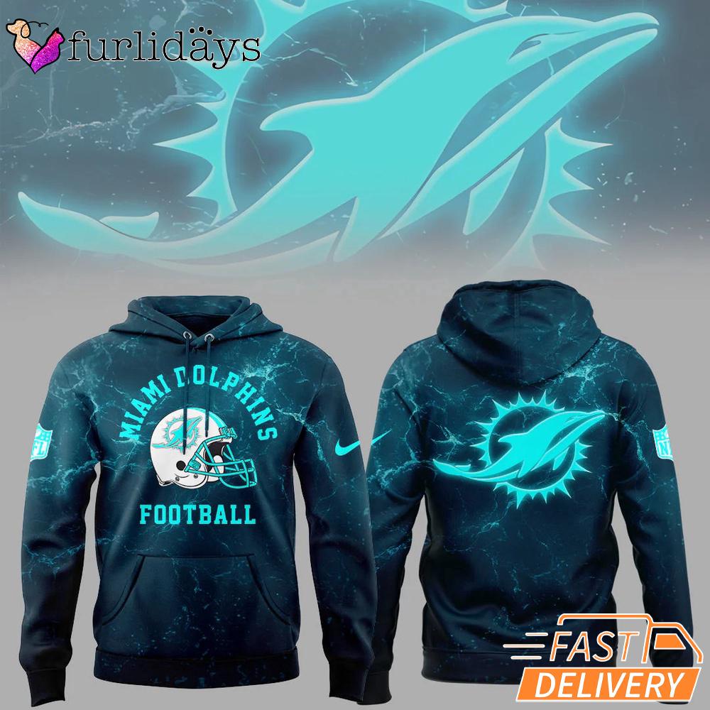 Limited Edition Miami Dolphins Football Special Logo Hoodie
