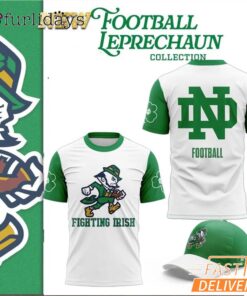 Limited Edition Notre Dame Irish Football Leprechaun Collection 2025 T-Shirt