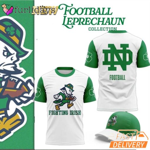 Limited Edition Notre Dame Irish Football Leprechaun Collection 2025 T-Shirt