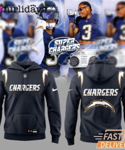 Los Angeles Chargers Super Chargers Navy 2025 Hoodie