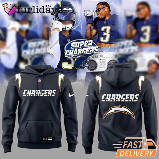Los Angeles Chargers Super Chargers Navy 2025 Hoodie