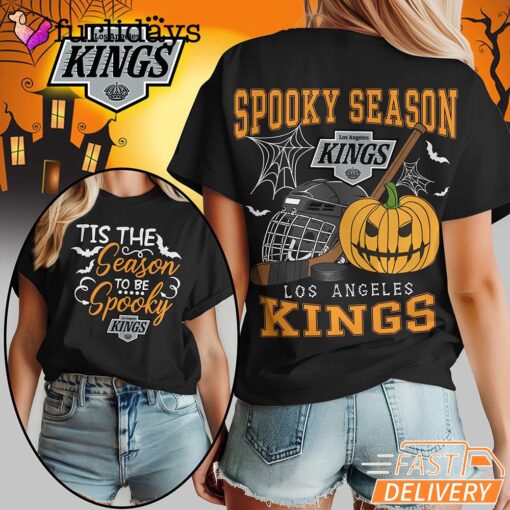 Los Angeles Kings NHL Spooky Season Halloween 3D Shirt