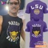 LSU Tigers Football Bayou Bandits Logo Purple Limited Edition T-Shirt