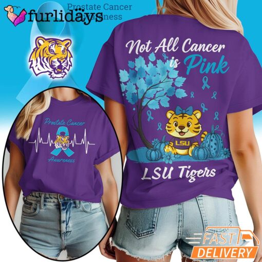 LSU Tigers NCAA Prostate Cancer Awareness Shirt