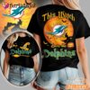Miami Dolphins NFL Halloween Witch 3D Shirt