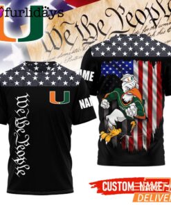 Miami Hurricanes NCAA We The People Of The United States T-Shirt