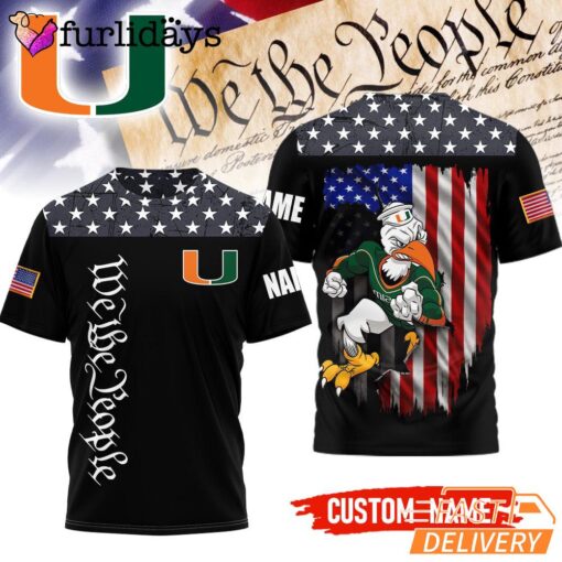 Miami Hurricanes NCAA We The People Of The United States T-Shirt
