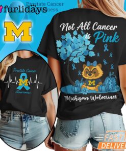 Michigan Wolverines NCAA Prostate Cancer Awareness Shirt