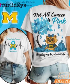 Michigan Wolverines NCAA Prostate Cancer Awareness Shirt