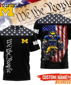 Michigan Wolverines NCAA We The People Of The United States T-Shirt